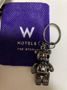 W hotel クマさんキーホルダー　Wホテル teddybear Mexico