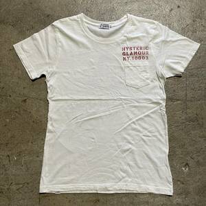  HYSTERIC GLAMOUR ヒステリックグラマー Tシャツ サイズM ホワイト