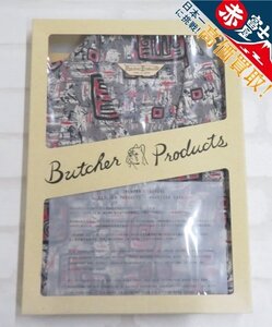 8T8300/新品 BUTCHER PRODUCTS ABSTRACT 半袖総柄シャツ ブッチャープロダクツ