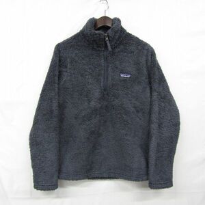 レディース サイズ S patagonia ボア フリース プルオーバー ハーフジップ ネイビー グレー パタゴニア 古着 ビンテージ 3JA3106