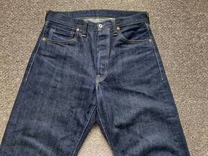 超濃色★FREEWHEELERS フリーホイラーズ★Lot.S601XX★1945年 大戦中期モデル★W33★14oz INDIGO DENIM