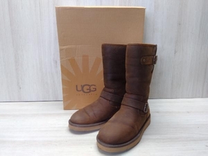 UGG/アグ　W SUTTER/ウイメンズ サッター　1005374　ムートン　エンジニア　ロングブーツ　シープスキン　サイズ US8(約25cm)　箱あり