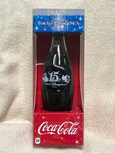 ◆【送料無料】 TDS 東京ディズニーシー15周年 2016 記念 コカ コーラ coka cola 記念 デザイン ガラス瓶 190ml 15th アニバーサリー 新品