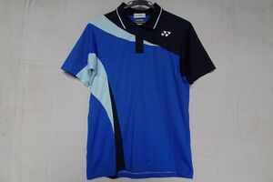 YONEX/ヨネックス/半袖ポロシャツ/ユニフォーム/Very Cool/テニス/卓球/紺・パステルブルー切替配色/青/ブルー/Mサイズ(6/13R)