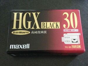 maxell HGX BLACK 30 ビデオカメラ用 未使用長期保管品