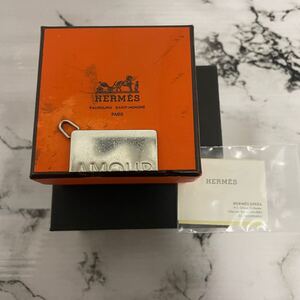 【ペンダントトップ】　HERMES エルメス　ペアネックレス　シルバー