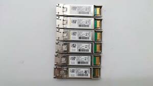 【6個セット】Cisco SFP-10G-LR 10-2457-02 CLASS 1 21CFR 1040.10 Module SFP Transceiver モジュール 動作品