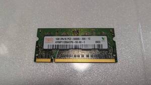 【中古・動作確認済】SK hynix SO-DIMM PC2-6400S 2Rx16 1GB -05-