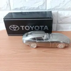 トヨタ スポーツカー ミニカー シルバー 約20cm TOYOTA2000GT