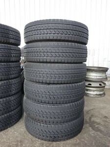 205/80R15　109/107Ｌ　ブリヂストン　BLIZZAK　W979　中古スタッドレス６本　送料無料　（060913）