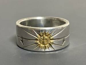 2019年 BetheL カスタムオーダー品 KEN KIKUCHI ケンキクチ 10mm幅SUN Ring SILVER リング 指輪 約27号