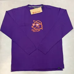 特売【新品】マーモット　メンズ　長袖　Tシャツ　TOMSJB58　パープル　M