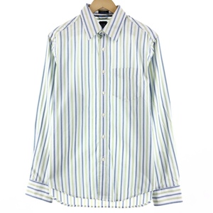 古着 ギャップ GAP CLASSIC FIT COUPE CLASSIQUE 長袖 ストライプシャツ メンズXL /eaa366804 【SS2403】