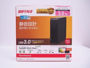 バッファロー BUFFALO 外付けHDD HD-LC3.0U3-BKD