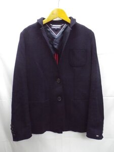 ★TOMMY HILFIGER◎トミーヒルフィガー/ニットジャケット/ネイビー/紺/4サイズ