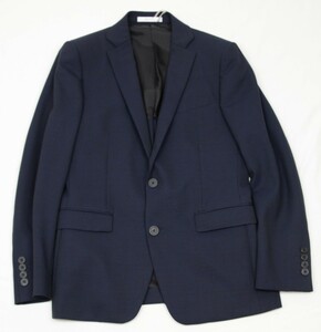 ●定価52000円CKカルバンクラインジャケット(34,紺縦縞,HM1010)新品