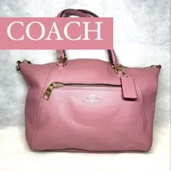 【正規品】COACH コーチ　2way ミディアムショルダー/トートバッグ