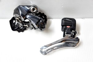 ▼▼シマノ SHIMANO アルテグラ ULTEGRA FD-6870 RD-6870 フロントディレイラー+リアディレイラーセット Di2 2×11s