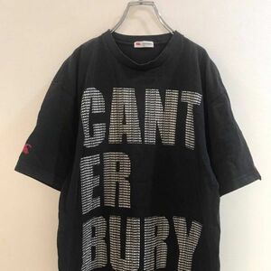 CANTERBURY/カンタベリー 半袖 Tシャツ ブラック 黒 メンズ XL　ラグビー