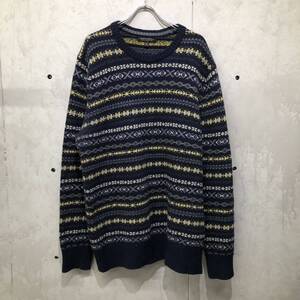 Banana Republic バナナ リパブリック フェアアイルセーター sweater Made of Italian Yarn XL ウール混 セーター ニット