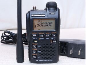 STANDARD　VX-3　144／430　ハンディ　広帯域受信　新スプリアス適合