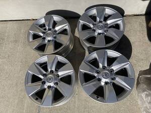 2501012 タイヤ アルミホイール トヨタ TOYOTA 17×7 1/2 J ボルト穴6コ 純正品 中古品