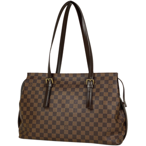 ルイ・ヴィトン Louis Vuitton チェルシー トートバッグ 肩掛け ショルダーバッグ ダミエ ブラウン N51119 レディース 【中古】