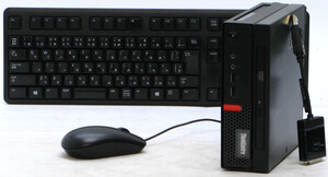 Lenovo ThinkCentre M710q 10MQ-A0CMJP ■ i5-6400T/4G/SSD128/高速SSD搭載/第6世代/省スペース/最新OS搭載/Windows 11 デスクトップ