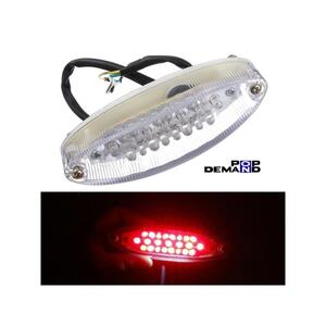 ◆即日発送◆訳有り 汎用 クリア LED テールランプ E11 12V 防水 ブルーバードC109R ブルーバードC90 VX800 RM-Z450