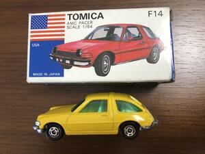 ★ 青箱 トミカ F14 AMCペーサー 　AMC PACER MADE IN JAPAN