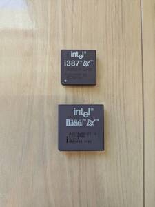 インテル i386DX と i387DX セット