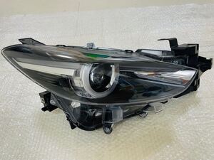 ★美品 破損無し★ BM5AP/BM5FS 後期 マツダ MAZDA アクセラ 純正 LED ヘッドライト ヘッドランプ 右 W3635 AFS付き　刻印 7