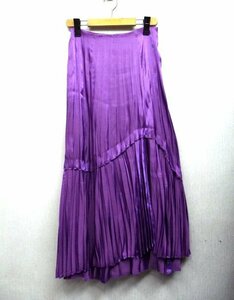 ★SNIDEL /スナイデル ◎紫 パープル　ロングスカート　Fサイズ