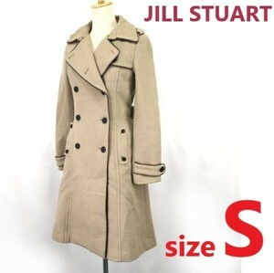 ジルスチュアート/JILL STUART★ウール100％/トレンチコート【レディースS/ベージュ/beige】Coat/Jacket/Jumper◆pBH465