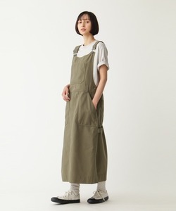 新品同様★マーガレットハウエル　MHL.WORKWEAR COTTON TWILL　サロペットワンピース　38,500円★完売貴重!