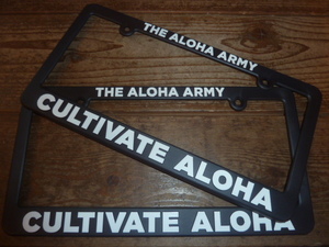 alohaarmy aloha army ナンバーフレーム ライセンスフレーム in4mation hilife udown 808allday illest fatlace ハワイ usdm hdm jdm 13