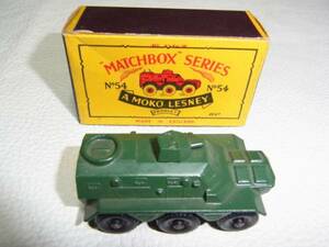 ■箱付 1954～1960年！Matchbox TYPE B No.54 Saracen Carrier