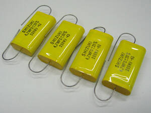 ★☆（管CA014） Shizukiフィルムコン 4.7μF/200V 4個セット / NOS Film Capacitors 4.7uF/200V 4pcs☆★