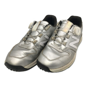 coco 中古 【値下げ】二ューバランスゴルフ New Balance ゴルフシューズ 25cm シルバー 996 BOA スパイクレス [WGBS996S] K1445