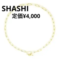 SHASHI NY ゴールド チェーンネックレス PATRON NECKLACE