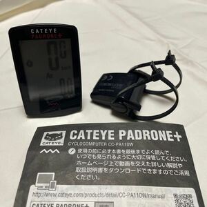 CATEYE キャットアイ サイクルコンピューター PADRONE WIRELESS サイクルコンピュータ サイコン CC-PA110W ロード ロードバイク 