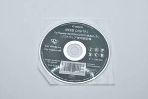 Canon Software INSTRUCTION MANUAL ソフトウェア使用説明書 CT-7189-000 送料無料 EF-TN-YO533