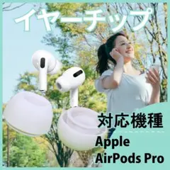 AirPods Pro イヤーチップ M2個 耳 ピース シリコン 替えゴム 白