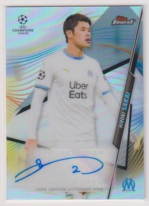 SOCCER HIROKI SAKAI AUTO 2020-21 Topps finest UEFA Champions League Autograph 酒井宏樹 直筆 サイン サッカー 日本代表 浦和レッズ