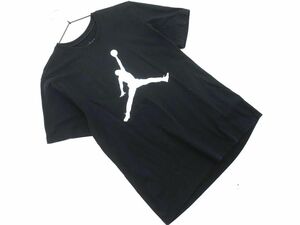 NIKE ナイキ AIR JORDAN エアジョーダン プリント Tシャツ sizeL/黒 ■◆ ☆ efb7 メンズ