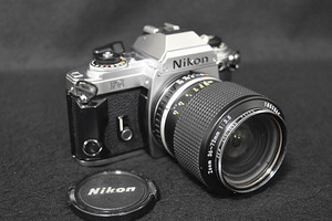 【光成】Nikon・FG「E‐ZOOM36～72㎜　１：35　No.305087」MF‐15・稼働品・カバー傷み有②