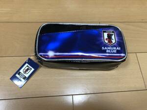 新品 SAMURAI BLUE ペンケース 筆箱 JFA 公式 オフィシャルグッズ サムライジャパン サッカー 