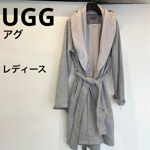 UGG アグ　ガウンコート　サイズS 　レディース　グレー　0025