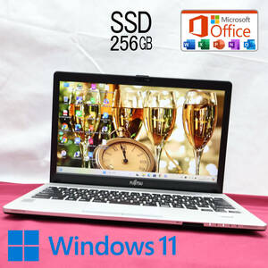 ★完動品 高性能5世代i5！新品SSD256GB★S935/K Core i5-5300U Webカメラ Win11 MS Office 中古品 ノートPC★P73124