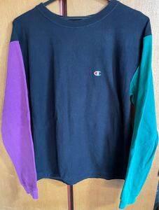  チャンピオン Champion リバースウィーブ　ロング スリーブ 長袖切替Tシャツ C3-R405　